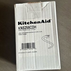 KitchenAid Coated Spiral Dough Hook - White